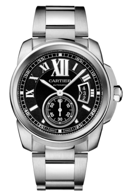 Cartier - Calibre - 42 MM - Stainless Steel - Black Dial - W7100016