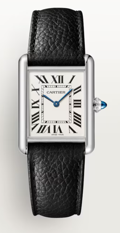 Cartier - Tank Must - Large Model - 33.7 MM x 25.5 MM - Stainless Steel - Silver Dial - WSTA0136