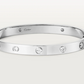 Cartier Love Bracelet - White Gold - 4 Diamonds - B6035817