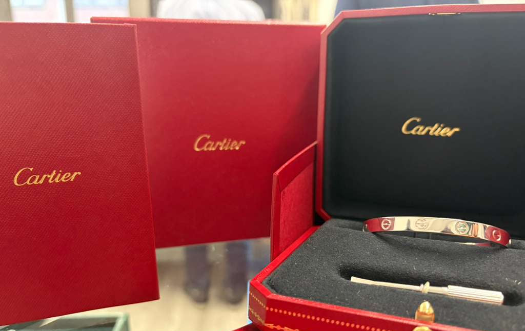 Cartier Love Bracelet - White Gold Classic Model- B6067617
