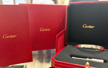 Cartier Love Bracelet - White Gold Classic Model- B6067617