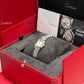 Cartier Panthére De Cartier Stainless Steel (Mini Model) 25 MM x 19 MM - Stainless Steel Bracelet - Stainless Steel Bezel - Silver Dial - WSPN0012