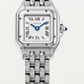 Cartier Panthére De Cartier Stainless Steel (Mini Model) 25 MM x 19 MM - Stainless Steel Bracelet - Stainless Steel Bezel - &nbsp;Silver Dial - WSPN0012
