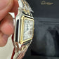 Cartier Panthére De Cartier Yellow Gold and Stainless Steel (Small Model) - 30 MM x 23 MM - Yellow Gold and Stainless Steel Bracelet - Yellow Gold Bezel - Silvered Dial - W2PN0018