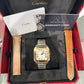 Cartier Santos de Cartier Stainless Steel 35.1 MM (Medium Model) - Stainless Steel Bracelet - White Dial - W2SA0016