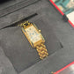 Cartier - Tank Americaine - Ladies Watch - 19.0 MM x 35.0 MM - Yellow Gold - White Dial - W26015K2