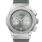 Hublot Classic Fusion Chronograph Sage Green - Titanium - 45 MM - Sage Green Rubber/Fabric Strap - Satin Sage Green Sunray Dial - 521.NX.891G.NR