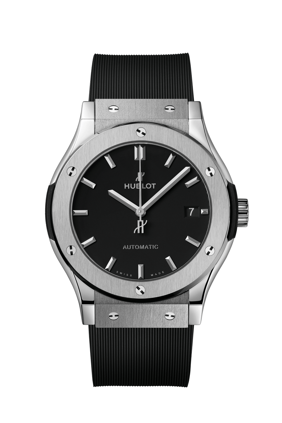 Hublot Classic Fusion Titanium 42 MM - Black Rubber Strap - Matte Black Dial - 542.NX.1171.RX