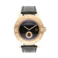Corum Romvlvs - 41 MM Rose Gold - Black Dial - Black Leather Strap - 02.0002