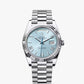 Rolex Presidential Platinum Day-Date 40MM - President Bracelet Watch - Ice Blue Roman Dial - 228236-0012