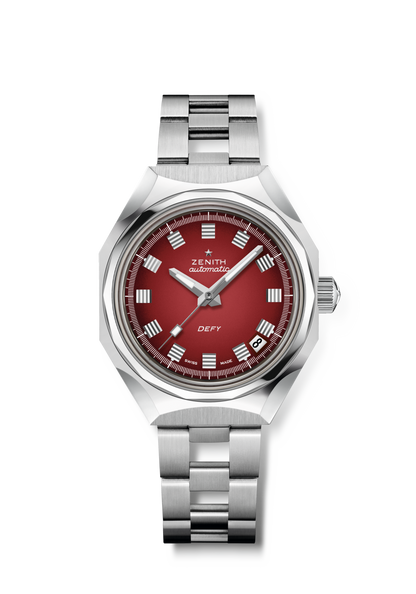 Zenith DEFY Revival A3691 - 37 MM - Stainless Steel - Red Dial - 03.A3642.670/3691.M3642