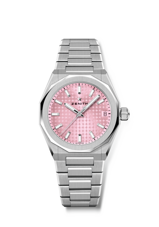 Zenith DEFY Skyline - 36 MM - Stainless Steel - Pink Dial - 03.9400.670/18.I001