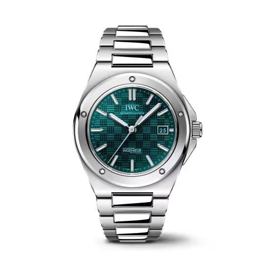 IWC Ingenieur - Steel - 40 MM - Green Dial - IW328903  nyc watcher nyc watches