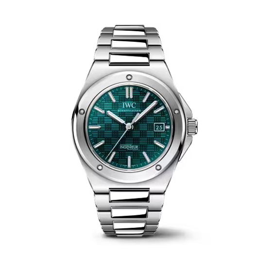 IWC Ingenieur - Steel - 40 MM - Green Dial - IW328903  nyc watcher nyc watches