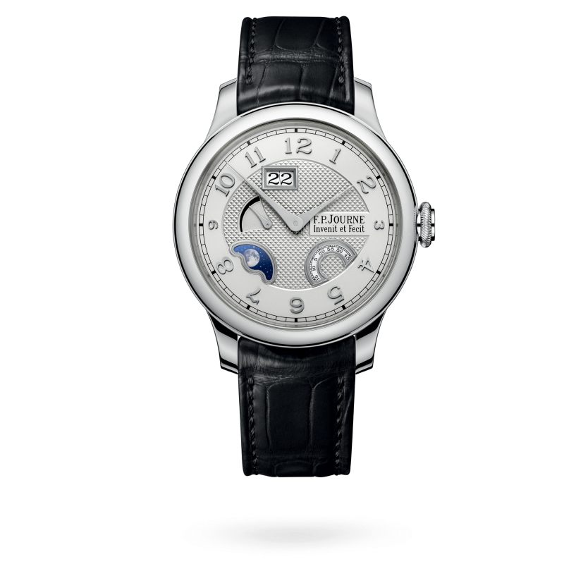 F.P. Journe Classique Divine Platinum 40 MM - Black Leather Strap - Silver Dial - Divine nyc watcher nyc watches