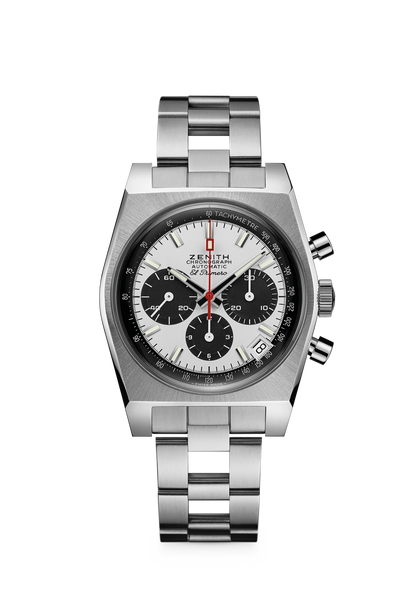 Zenith CHRONOMASTER Revival A384 - 37 MM - Stainless Steel - White Dial - 03.A384.400/21.M384