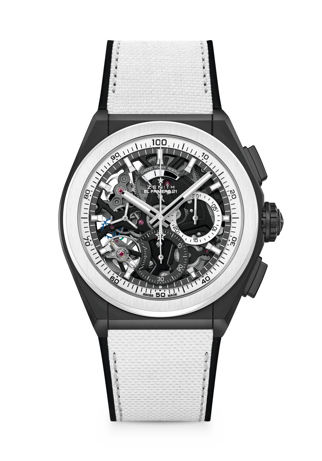 Zenith DEFY 21 - 44 MM - Ceramic - Openworked Dial - 49.9007.9004/11.R923