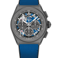 Zenith DEFY 21 ULTRABLUE- 44 MM - Titanium - Openworked Dial - 97.9001.9004/81.R946