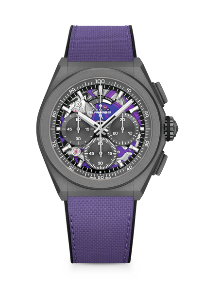Zenith DEFY 21 ULTRAVIOLET - 44 MM - Titanium - Openworked Dial - 97.9001.9004/80.R922