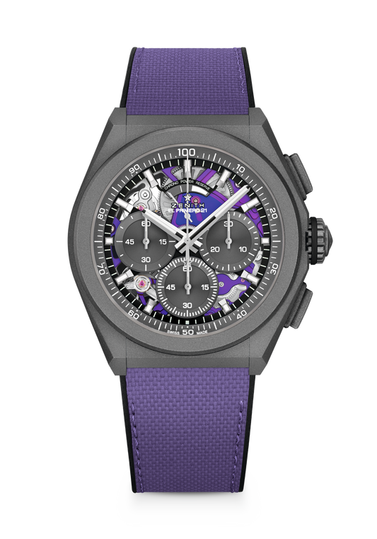 Zenith DEFY 21 ULTRAVIOLET - 44 MM - Titanium - Openworked Dial - 97.9001.9004/80.R922