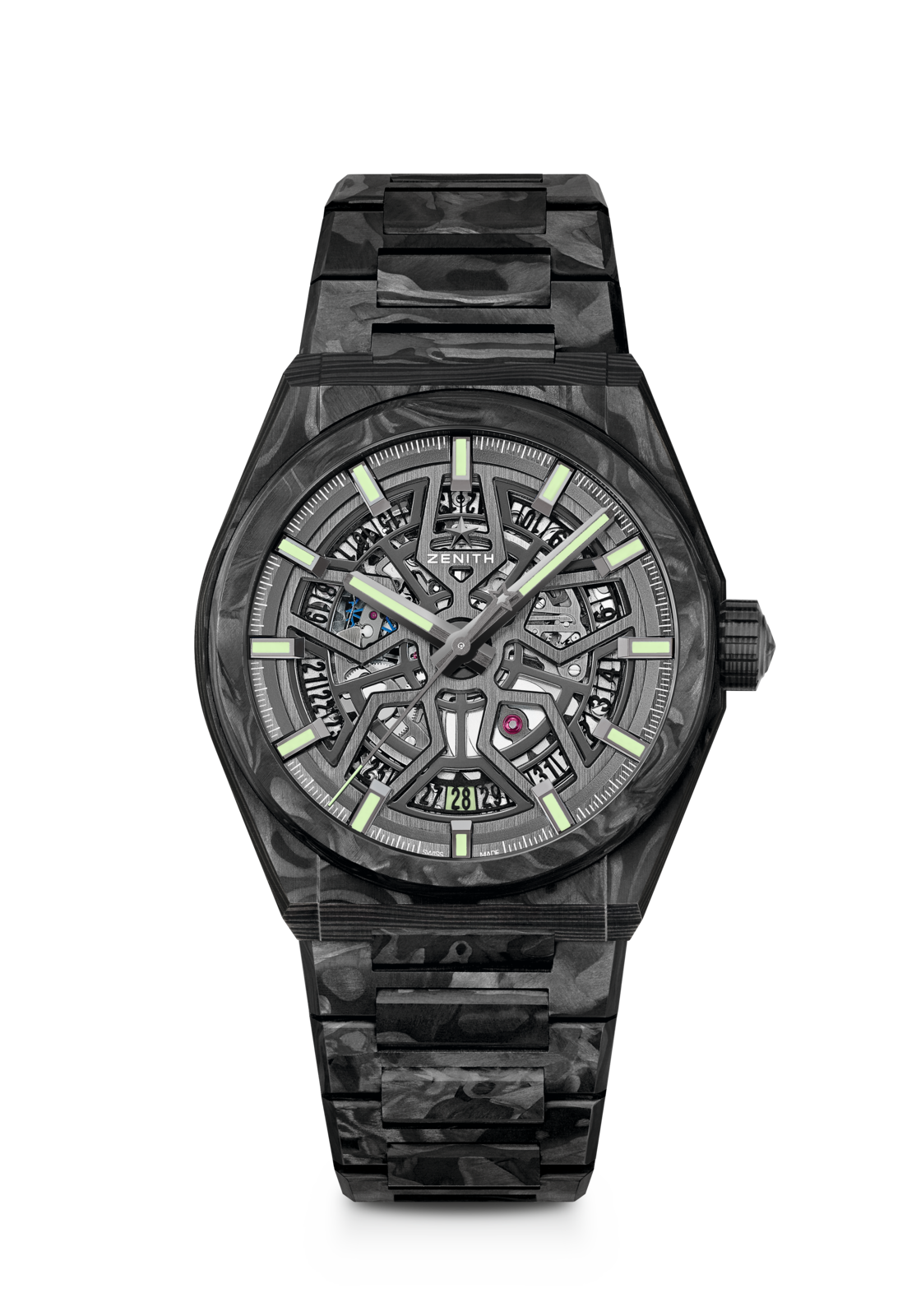 Zenith DEFY Classic - 41 MM - Carbon Fiber - Open Dial - 10.9001.670/80.M9000