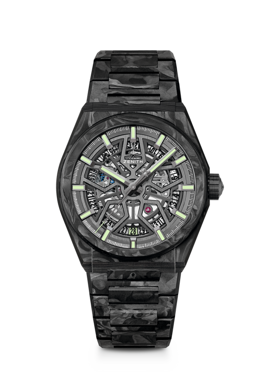 Zenith DEFY Classic - 41 MM - Carbon Fiber - Open Dial - 10.9001.670/80.M9000