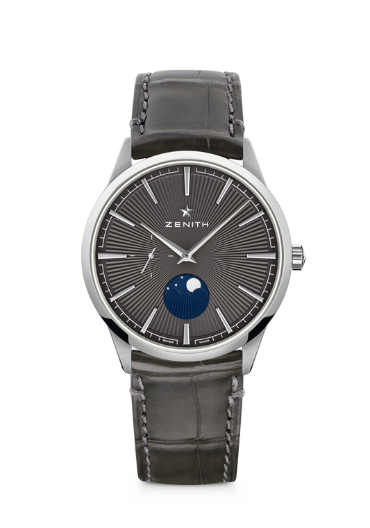 Zenith ELITE Moonphase - 40.5 MM - Stainless Steel - Grey Dial - 03.3100.692/03.C923