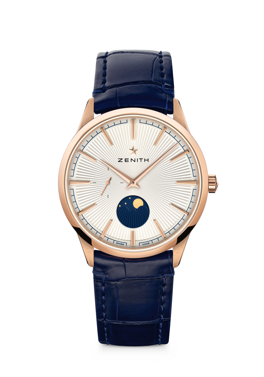 Zenith ELITE Moonphase - 40.5 MM - 18ct Rose gold - Silver Dial - 18.3100.692/01.C922