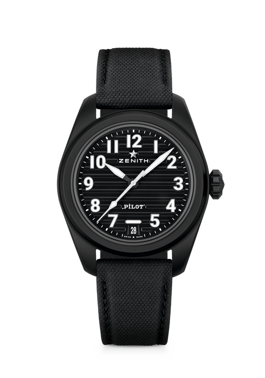 Zenith PILOT Automatic - 40 MM - Ceramic - Black Arabic Dial - 49.4000.3620/21.I001