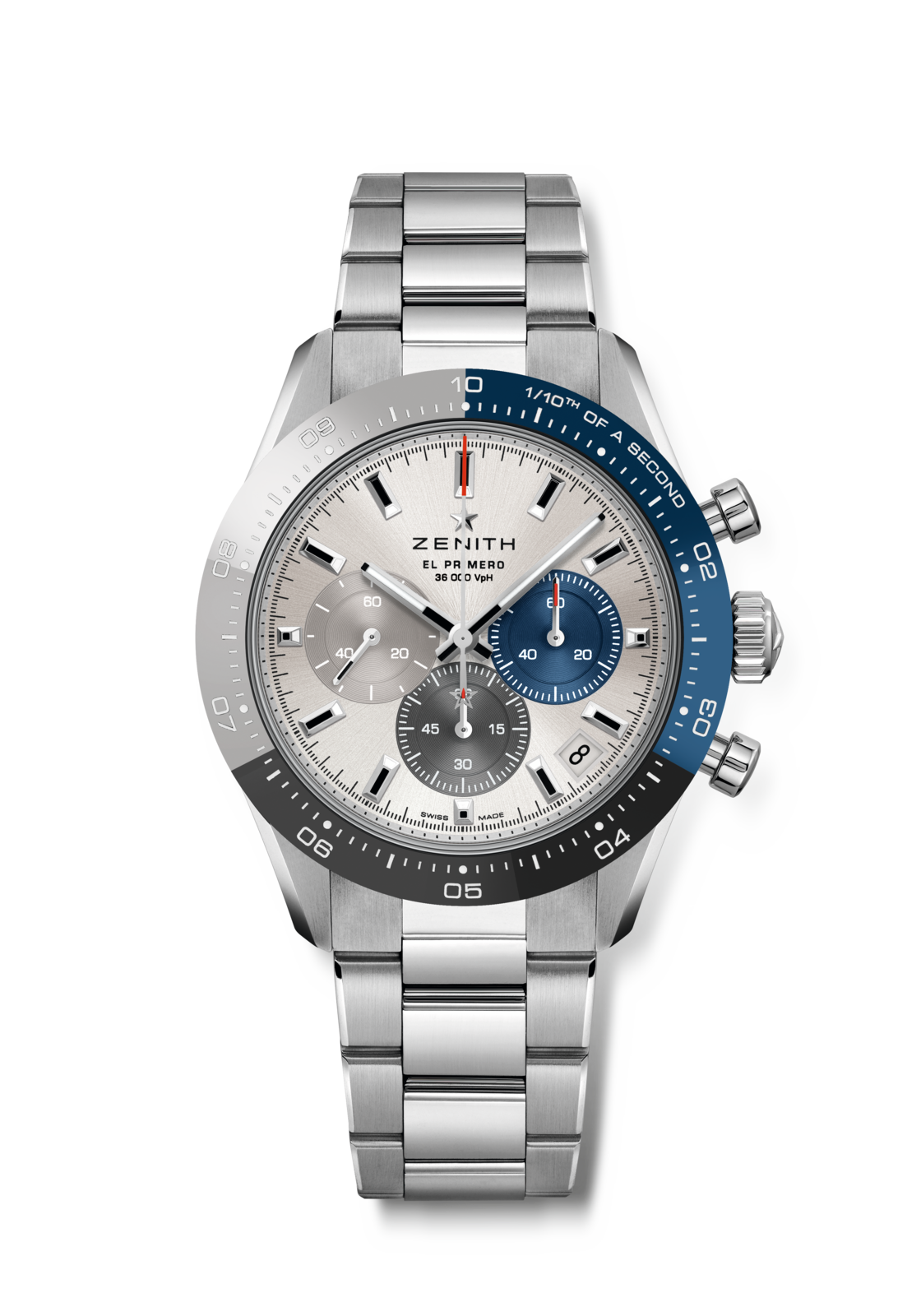 Zenith CHRONOMASTER Sport - 41 MM -  Stainless Steel - Silver Dial - 03.3103.3600/69.M3100