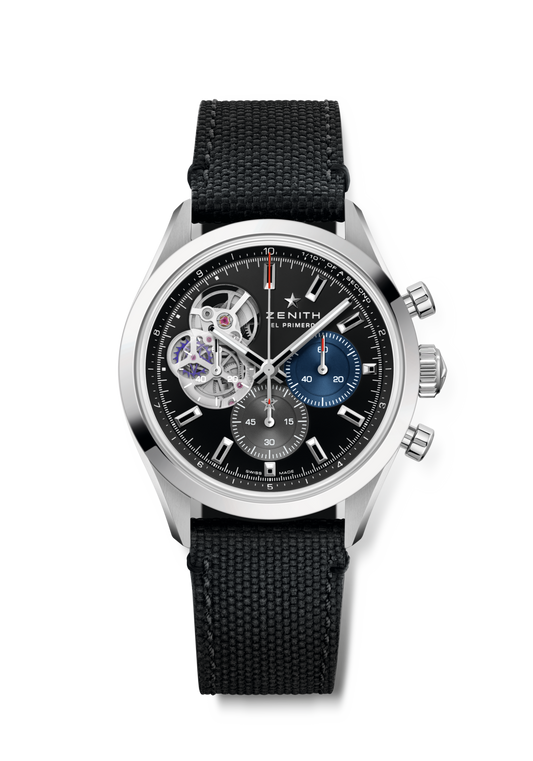 Zenith CHRONOMASTER Open - 39.5 MM - &nbsp;Stainless Steel - Black Dial - 03.3300.3604/21.C822