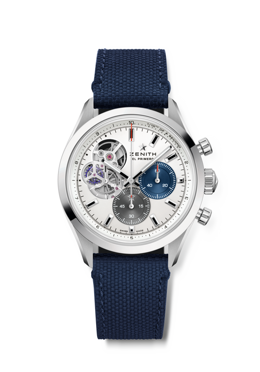 Zenith CHRONOMASTER Open - 39.5 MM -  Stainless Steel - Silver Dial - 03.3300.3604/69.C823