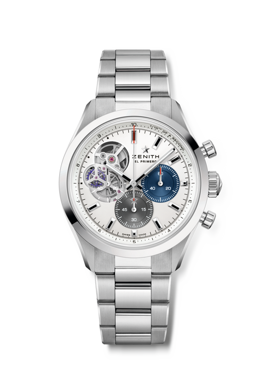 Zenith CHRONOMASTER Open - 39.5 MM -  Stainless Steel - Silver Dial - 03.3300.3604/69.M3300