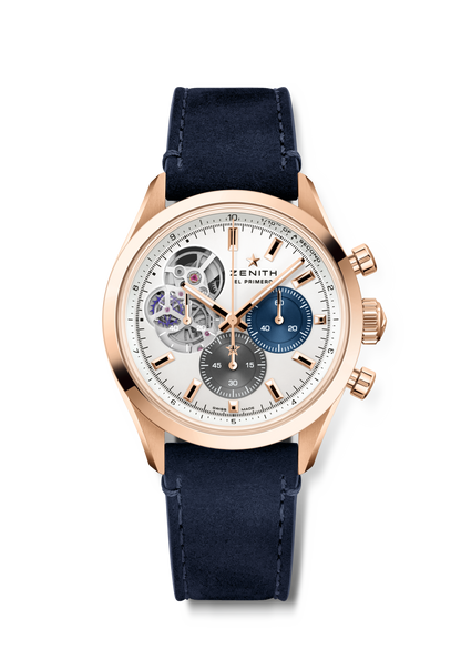 Zenith CHRONOMASTER Open - 39.5 MM - &nbsp;Rose Gold - White Dial - 18.3300.3604/69.C922
