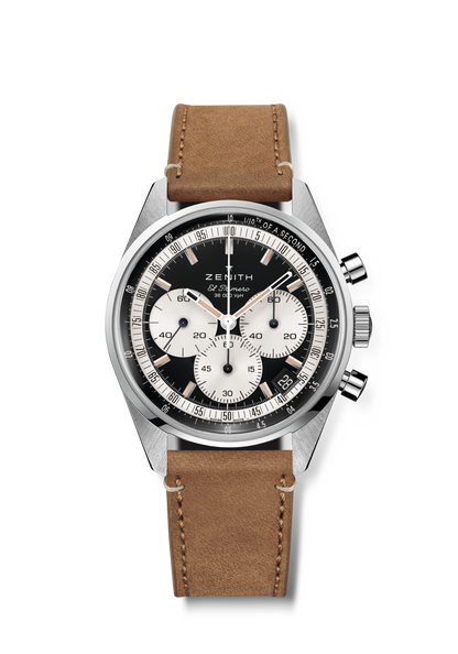 Zenith CHRONOMASTER EP Original - 38 MM -  Stainless Steel - Black Dial - 03.3200.3600/21.C903