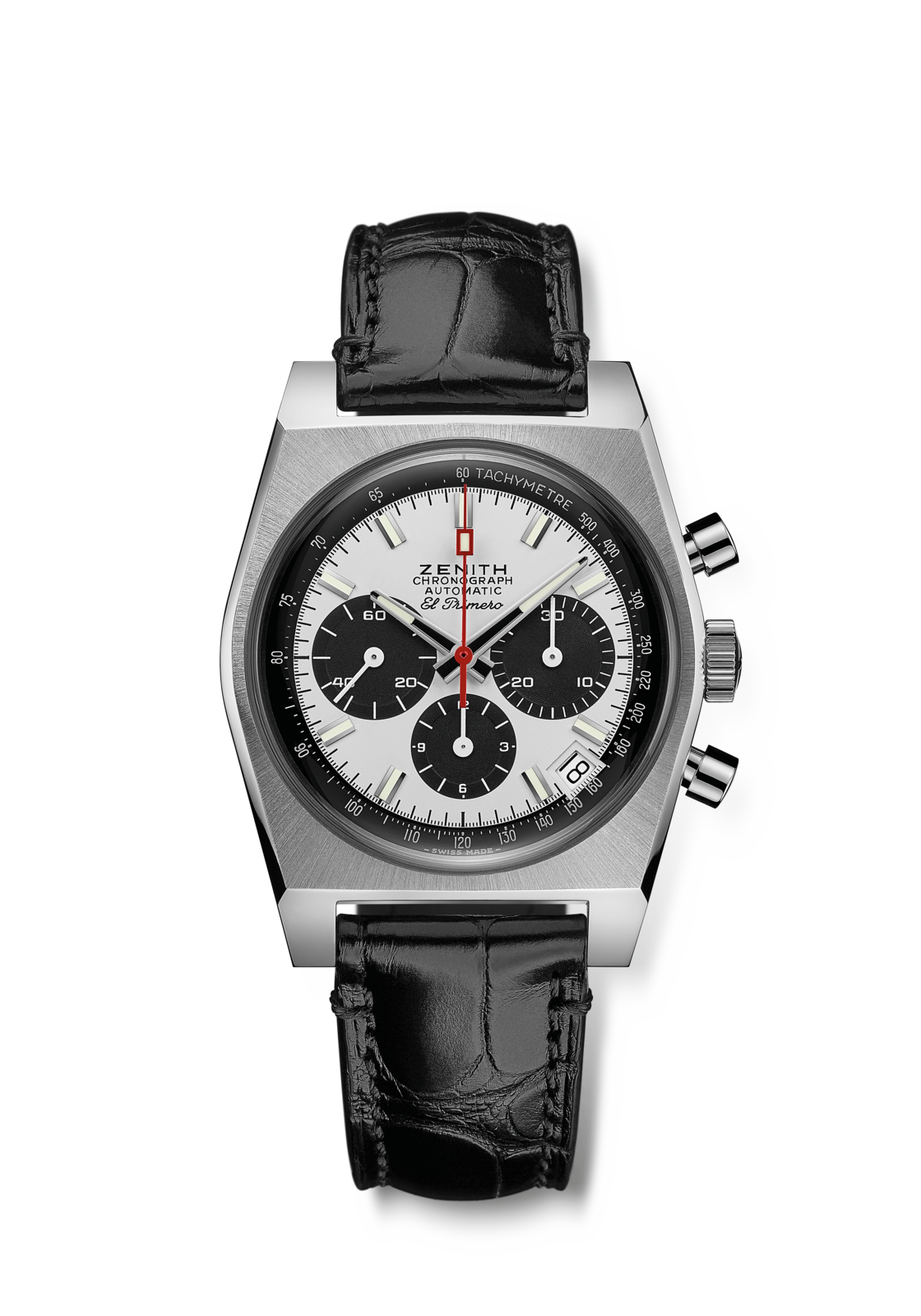 Zenith CHRONOMASTER Revival El Primero A384 - 37 MM - Stainless Steel - White Dial - 03.A384.400/21.C815