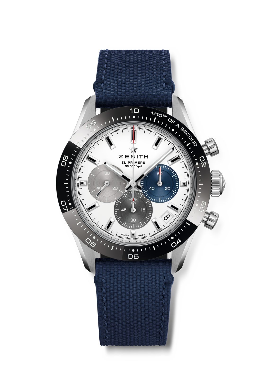 Zenith CHRONOMASTER Sport - 41 MM -  Stainless Steel - Ceramic Bezel - White Dial - 03.3100.3600/69.C823