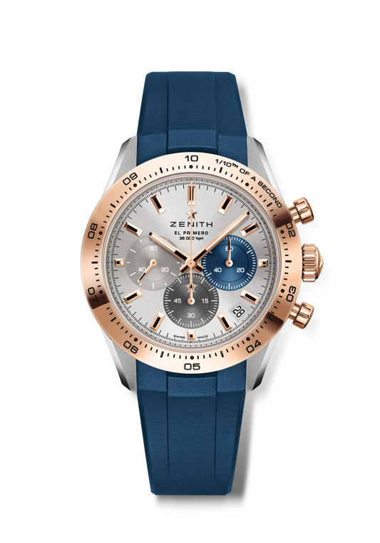 Zenith CHRONOMASTER Sport - 41 MM -  Stainless Steel and Rose Gold - Silver Dial - 51.3100.3600/69.R950