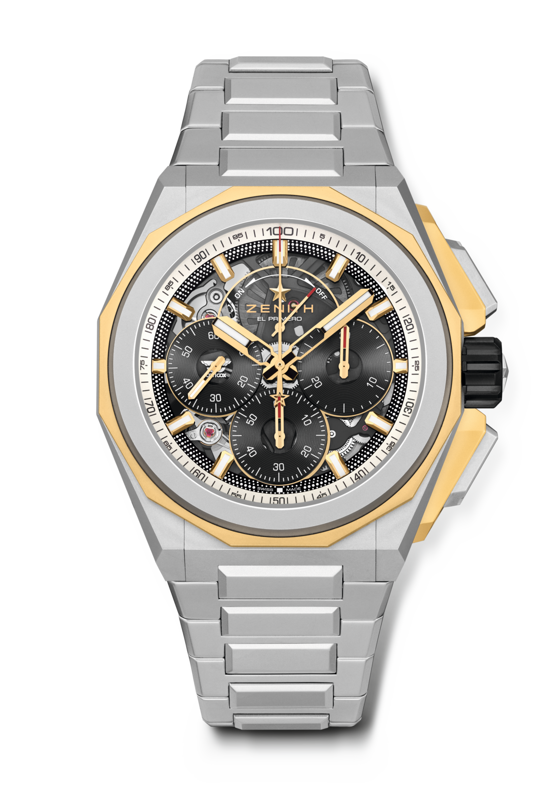 Zenith DEFY Extreme Carl Cox - 45 MM - Steel & Yellow Gold - Sapphire Dial - 06.9100.9004/21.I001