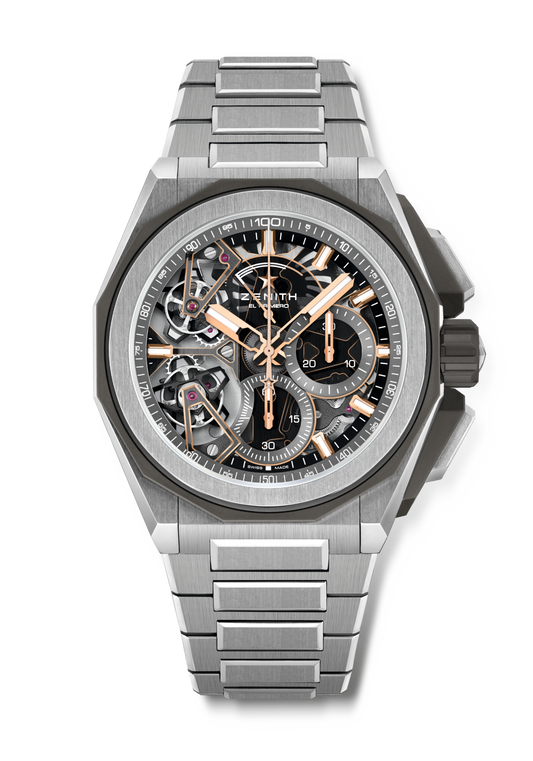 Zenith DEFY Extreme Double Tourbillion - 45 MM -  Titanium - Open Dial - 95.9100.9020/78.I001