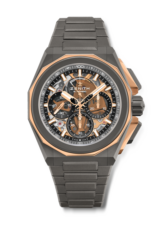 Zenith DEFY Extreme - 45 MM - Titanium - Rose Gold Dial - 87.9100.9004/03.I001