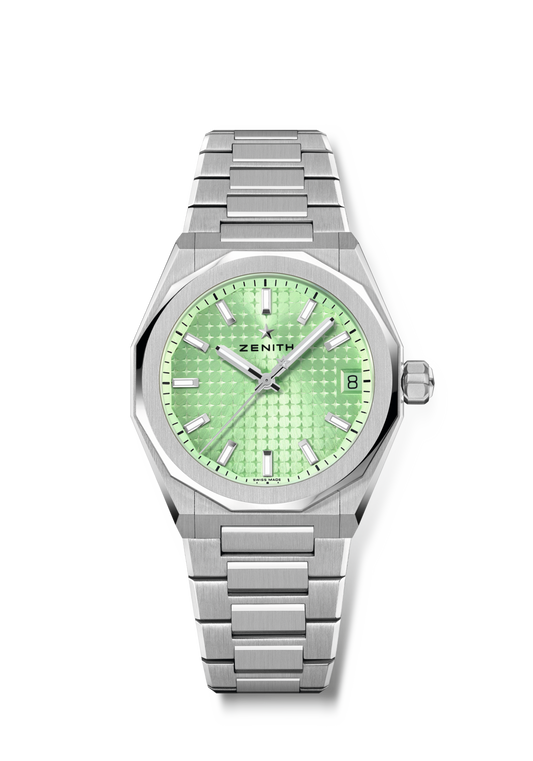 Zenith DEFY Skyline 36 - 36 MM - Stainless Steel - Green Dial - 03.9400.670/61.I001