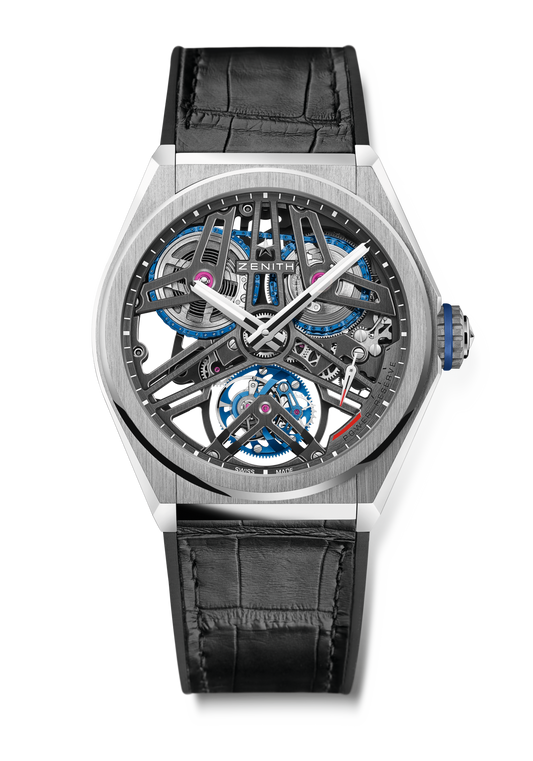 Zenith DEFY Tourbillon Fusee Chaine - 45 MM -  Platinum 950 - Open Dial - 40.9000.4805/75.R582