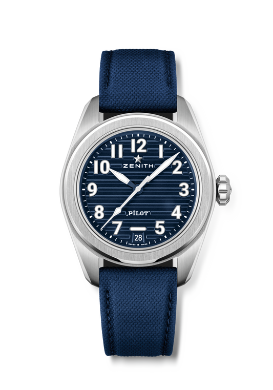 Zenith PILOT Automatic - 40 MM - Stainless Steel - Blue Arabic Dial - 03.4000.3620/51.I003