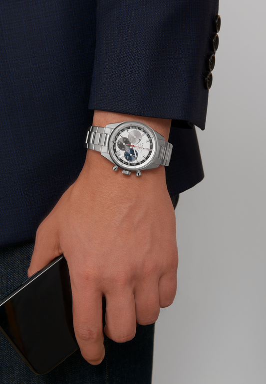 Zenith CHRONOMASTER EP Original - 38 MM - Stainless Steel - White Dial - 03.3200.3600/69.M3200