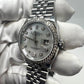 Rolex Stainless Steel And White Gold Datejust - 36 MM - Jubilee Bracelet - Diamond Bezel - Mother of Pearl Diamond Dial - 126284RBR mdj