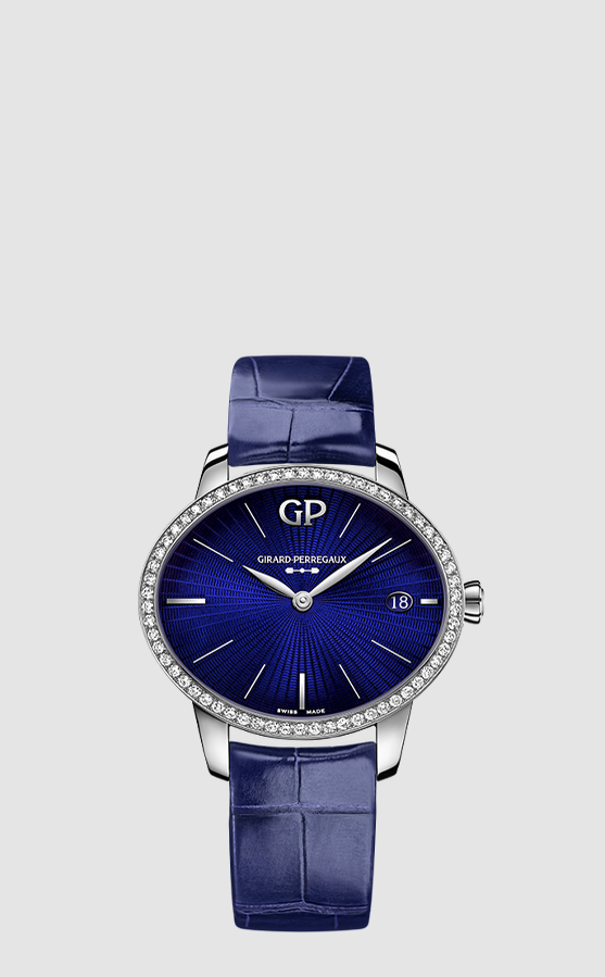 Girard-Perregaux Cat's Eye Eternity Edition  - 35.40 x 30.40 MM - Stainless Steel - Diamond Bezel - Blue Dial - 80484D11A432-BK4A