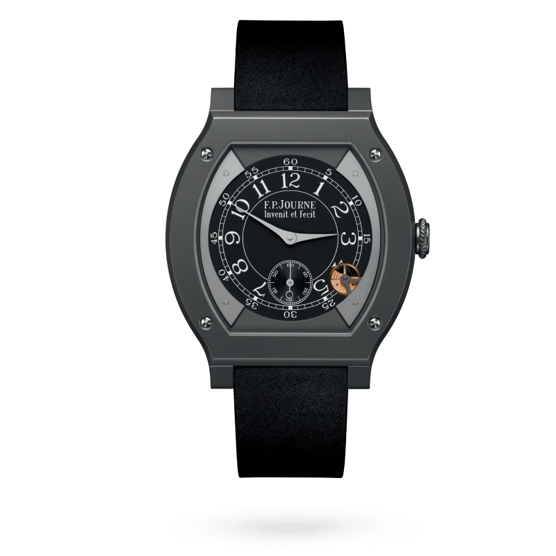 F.P. Journe Élégante Titalyt® 48 x 40 MM - Black Rubber Strap - Black Dial - Élégante Titalyt® nyc watcher nyc watches