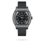 F.P. Journe ÉléganteTitalyt® set with diamonds 48 x 40 MM - Grey Rubber Strap - Diamond Bezel - Black Dial - ÉléganteTitalyt® set with diamonds nyc watcher nyc watches