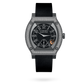 F.P. Journe ÉléganteTitalyt® set with diamonds 48 x 40 MM - Black Rubber Strap - Diamond Bezel - Black Dial - ÉléganteTitalyt® set with diamonds nyc watcher nyc watches
